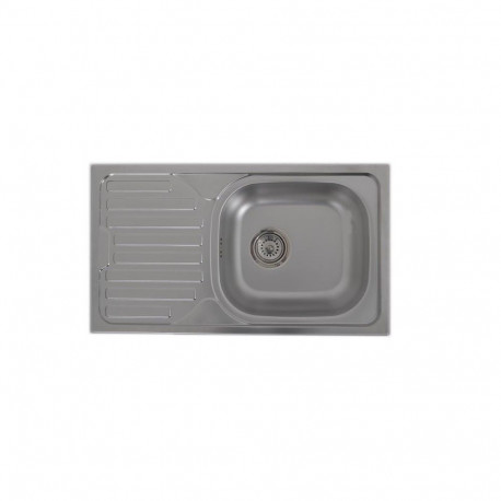 STAINLESS STEEL SINK LINEN AS07+ SYPHON