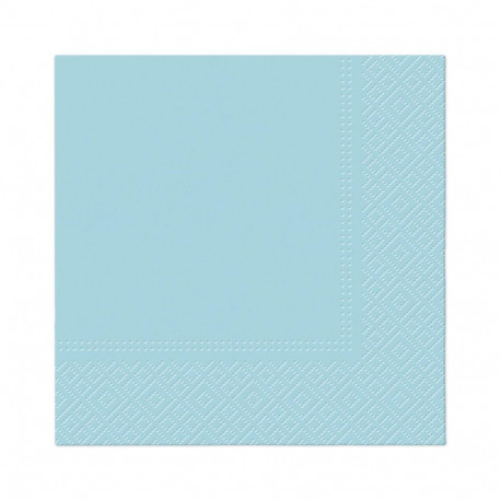 NAPKINS PAPER UNIC AZZURRO 33X33CM 20PCS