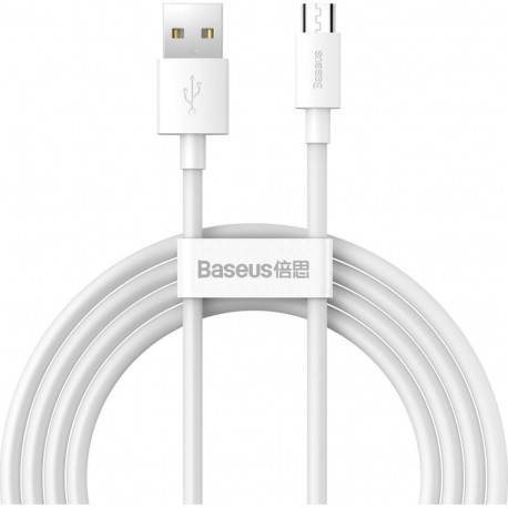 Baseus USB-A - microUSB kaabel TZCAMZJ-02 1.5m, valge