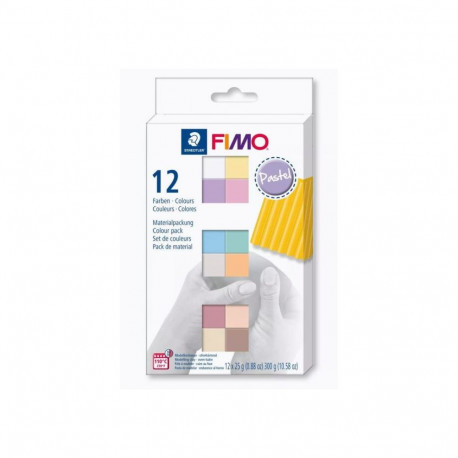 Staedtler FIMO Soft komplekt 8023 C12-3 12x25g, pastelltoonid