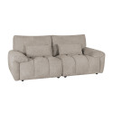 Diivan BARBARA 2,5-kohaline 210x100xH89cm, helepruun