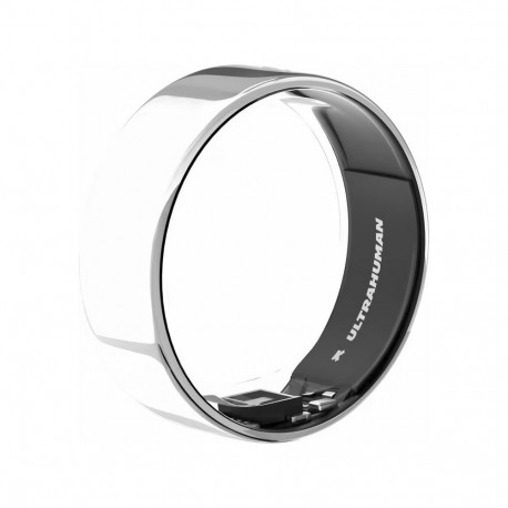 Ultrahuman | Ring Air | Space Silver | Size 9 | Smart Ring