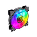 Gamemax DUAL RING INFINITY BK must korpuse ventilaator