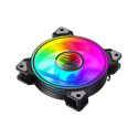 Gamemax DUAL RING INFINITY BK must korpuse ventilaator