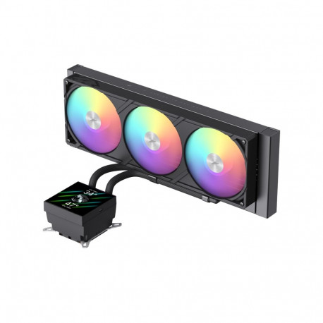 Gamemax GLACIER 360 LCD BK must CPU vedelikjahuti