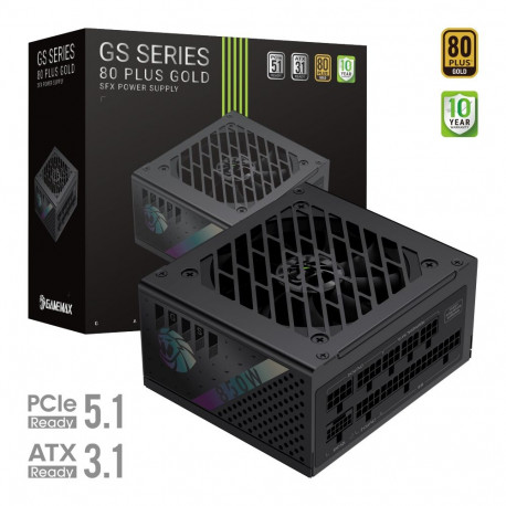 Gamemax GS 850G 850 W SFX täismodulaarne toiteplokk