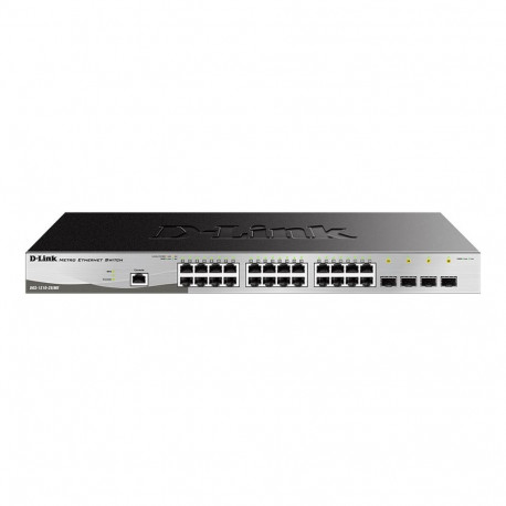 D-Link Metro Etherneti kommutaator DGS-1210-28/ME, hallatav L2, riiulisse paigaldatav, 24 Gigabit Et