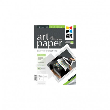 ART T-särgi siirdepaber (tumedale kangale) fotopaber 120 g/m² A4