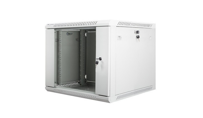 Seinale kinnitatav 19-tolline rack-kapp 9U 600x600mm hall