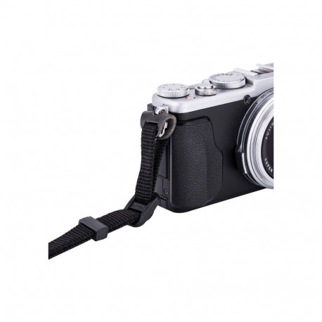 Camera Strap Accessory - JJC NS OA1 Round Lug Ring Kit, Metal Rings, Leather Protectors