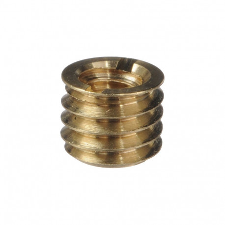Adapter - Caruba 3/8" 16 to 1/4" 20 Brass Reducer Bushing