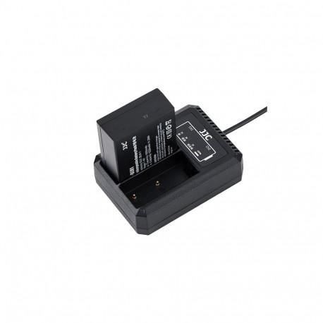 Battery Charger - JJC Olympus DCH BLH1 Dual USB Charger for Camera Batteries