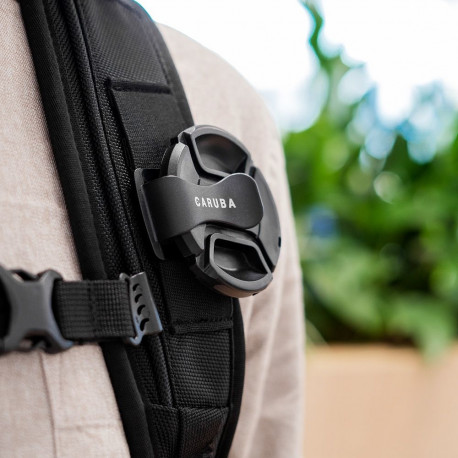 Accessory - Caruba Lens Cap Clip (attaches lens caps, 43-82mm, 6g)