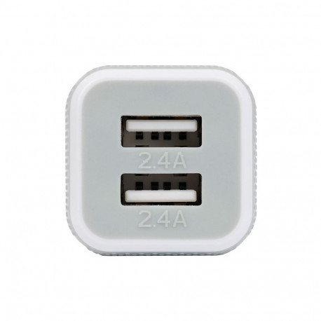Car Charger - Caruba Duo USB 4.8A Charger (2 Ports, White)