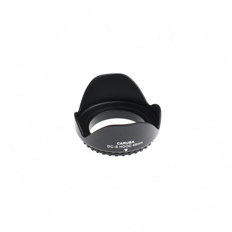 Camera Lens Hood - Caruba Universal Wide Sun Hood 49mm Black