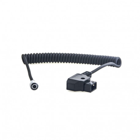 Power Supply Cable - Caruba D Tap to BMPCC 4K 6K Coiled 2 Pin