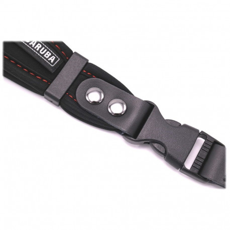 Camera Accessory - Caruba Neoprene Wrist Strap Comfortable Grip Black + Red