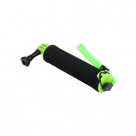 Camera Accessory - Caruba Floating Handgrip GoPro Mount with Wrist Strap Black/Green