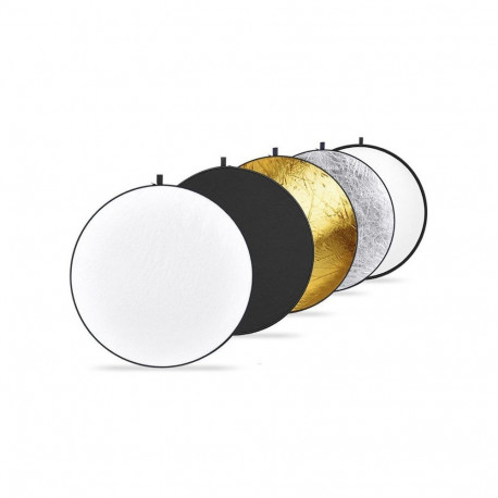 Photography Accessory - Caruba 5 in 1 Reflector Set 30cm Gold Silver Black White Transparent