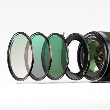 Adapter - Ulanzi MF01 72mm Magnetic Filter Adapter Ring Aluminum