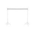 Background Support - Caruba Crossbar 2m Adjustable Telescopic Support Black