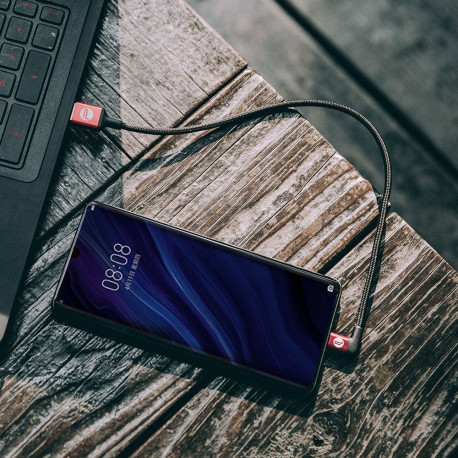 Cable - PGYTECH USB A to Type C Cable 35cm L-shaped Connector