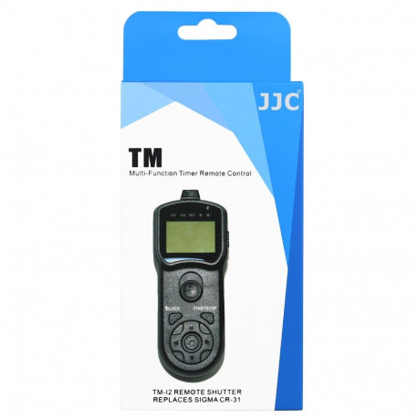 Camera Accessory - JJC TM I2 Timer Remote Shutter Cord for Sigma Cameras, LCD