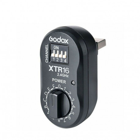 Flash Trigger Receiver - Godox XTR 16 2.4G, 1/250s sync speed, 16 channels
