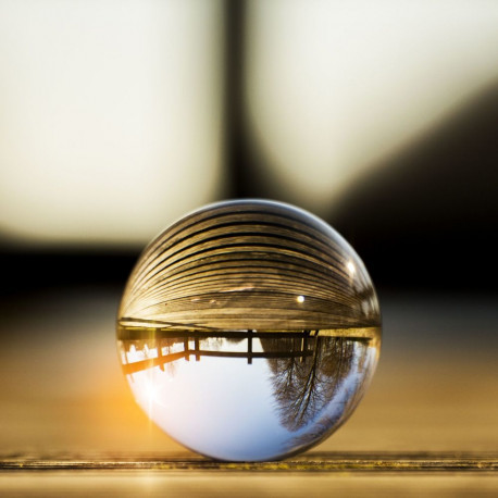 Photography Accessory - Caruba Lensball 80mm Deluxe Clear Glass Sphere
