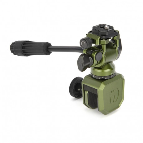 Camera Mount - 3 Legged Thing Window Mount Trinity Kit, pan/tilt head, 3/8" thread, Moss