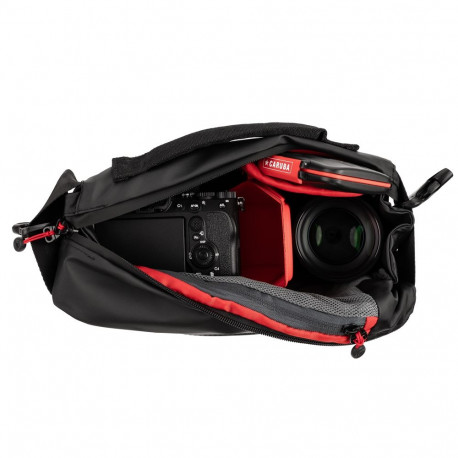 Camera Bag - Caruba Compex Chase 100 DSLR Shoulder Bag Black