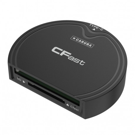 Memory Card Reader - Caruba Cardreader CFast + SD 10Gb/s USB 3.0 Black