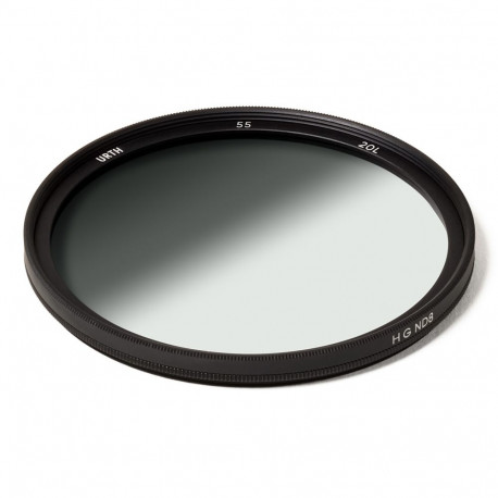 Camera Lens Filter - Urth 55mm Hard Graduated ND8 Filter (3 stops, German glass)