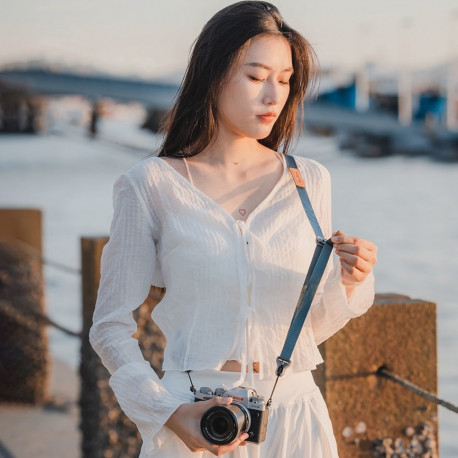 Camera Strap - Falcam Maglink Quick Magnetic Buckle 60kg Load Adjustable Blue