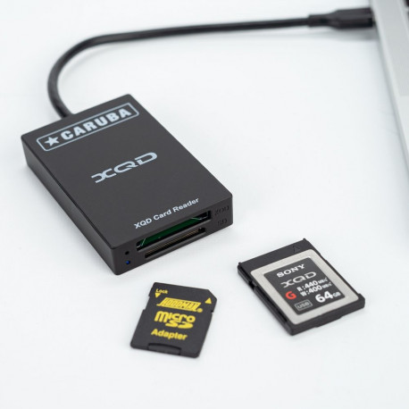 Memory Card Reader - Caruba 2 in 1 Cardreader XQD + SD USB C