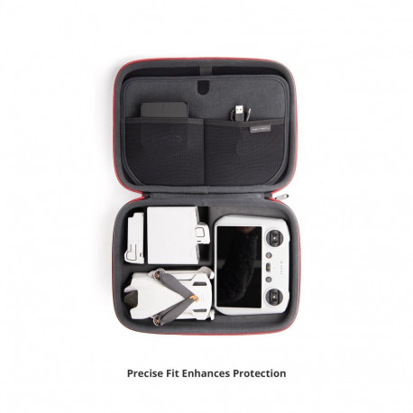 Carrying Case - PGYTECH DJI Mini 4 Pro/3/3 Pro Hard Shell, IP44 Water-Resistant