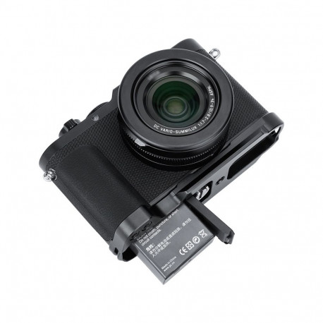 Camera Accessory - JJC Camera Hand Grip for Leica D Lux 8 Aluminium Alloy Black