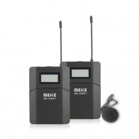 Microphone - Meike MK WMP1 Wireless Lavalier System, 70m Range, LCD Display