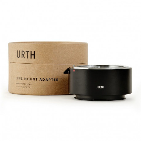 Adapter - Urth Nikon F to Leica L Lens Mount Adapter, Manual Focus, Black
