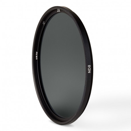 Lens Filter - Urth 72mm ND8 (3 Stop) Optical Glass Nano Coated