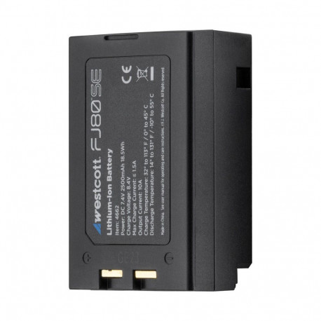 Battery - Westcott FJ80 SE 2500mAh 18.5Wh Rechargeable Lithium Ion