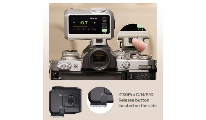 Camera Flash - Godox iT30Pro C TTL Flash, 1/8000s HSS, Wireless, Black