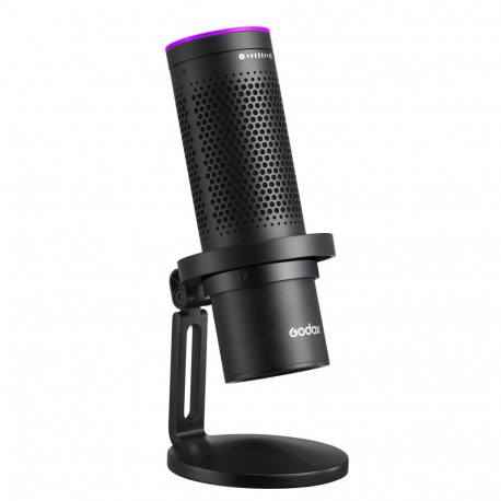 Microphone - Godox EM68G USB Condenser Cardioid RGB Lighting Black