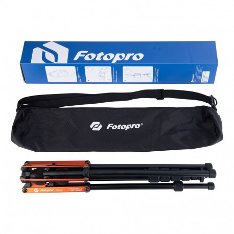 Tripod - Fotopro TR 02A Aluminium Lightstand 184cm 2kg Black/Orange