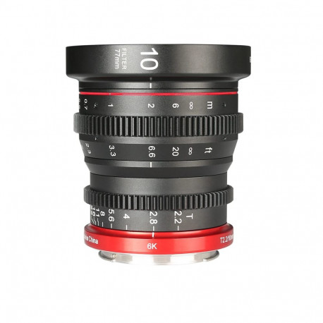 Camera Lens - Meike MK 10mm T2.2 Cine Lens, 15 elements, Manual Focus