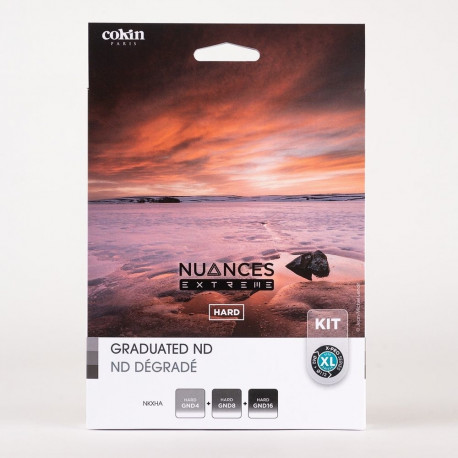 Photography Filter - Cokin NUANCES Extreme Hard GND Kit (GND4H, GND8H, GND16H, 130x130mm)