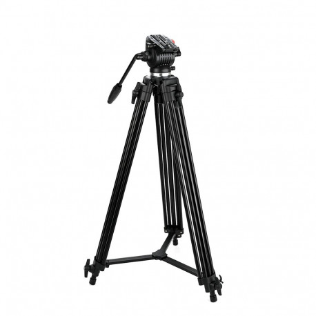 Video Tripod - Caruba Videostar 177 Pro Fluid Head Tripod 4kg 80-180cm