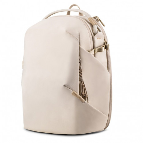 Camera Backpack - PGYTECH OneGo Lite 16L, padded laptop compartment, water-resistant, Cream