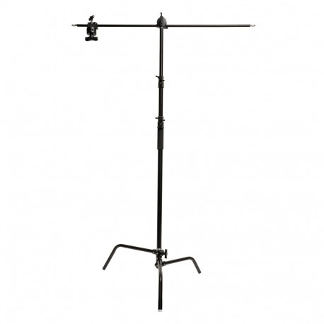 Lighting Stand - Caruba C Stand with Boom Arm 300cm 11kg Black