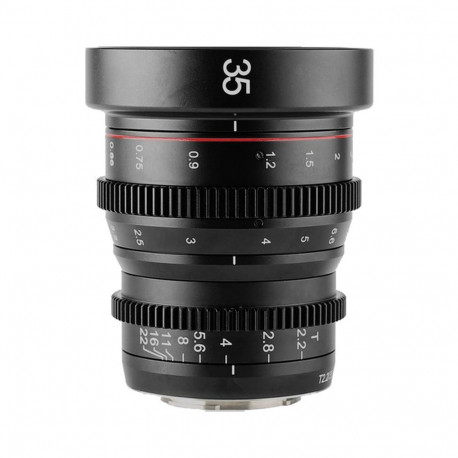 Camera Lens - Meike MK 35mm T2.2 Micro 4/3, Manual Focus, Low Dispersion Glass